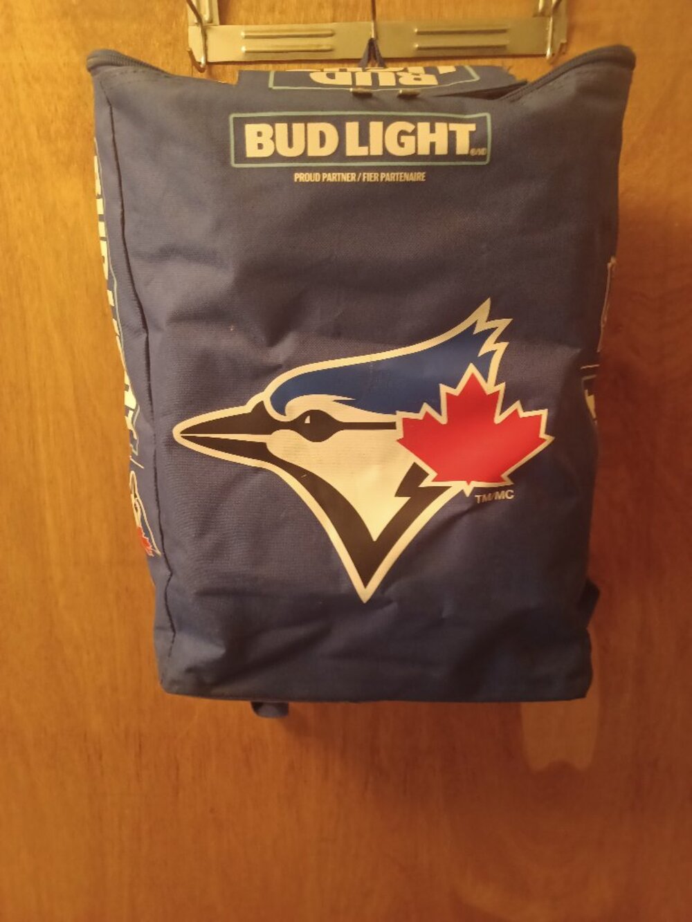 Bud Light Toronto Blue Jay's Cooler Insulated Backpack